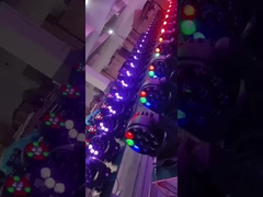 12pcs 40W आरजीबीडब्ल्यू 4 इन 1 एलईडी बीम वॉश मूविंग हेड लाइट शादी की रोशनी के लिए